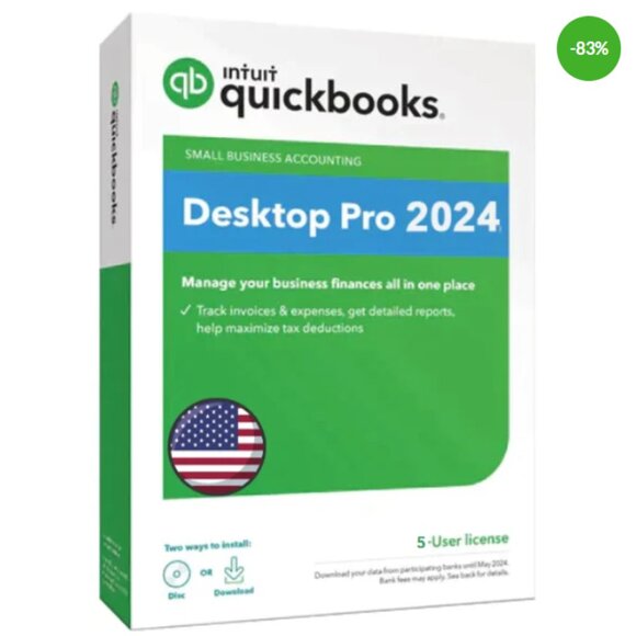 Quickbooks Desktop Pro 2024 - Lifetime Subscription - Picture 1 of 5